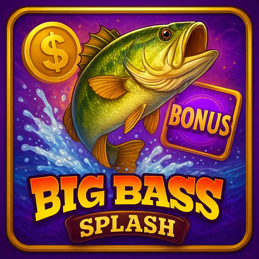 Big Bass Splash slot game cover art